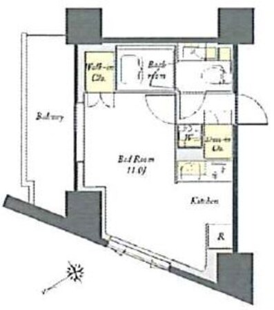 プライムメゾン板橋の物件間取画像